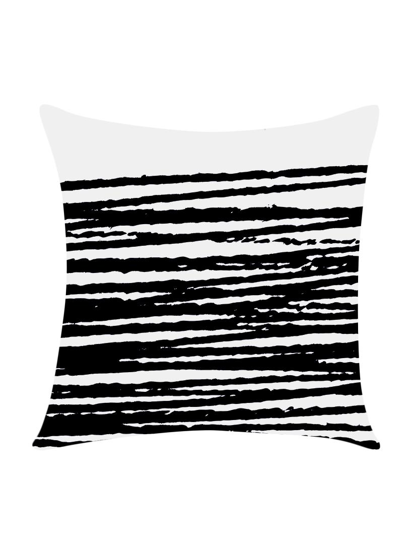 digitally printed cushion cover with geometric design - 13667832 - Zoom Image - 0