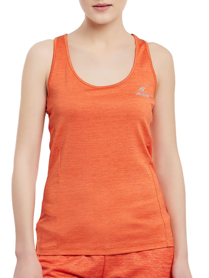 orange racer back top - 13672259 - Zoom Image - 0