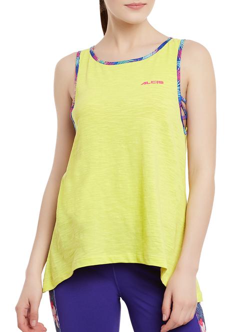 yellow cotton tank top - 13672268 -  Standard Image - 0