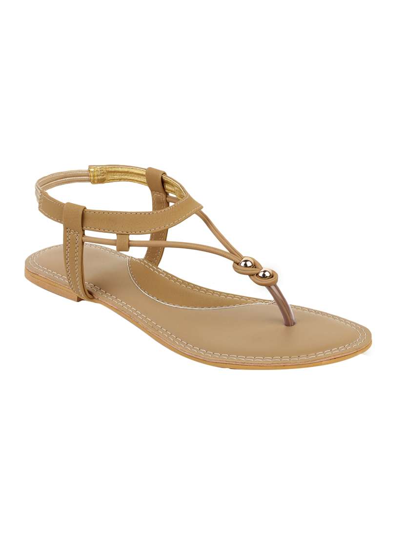 brown back strap sandal