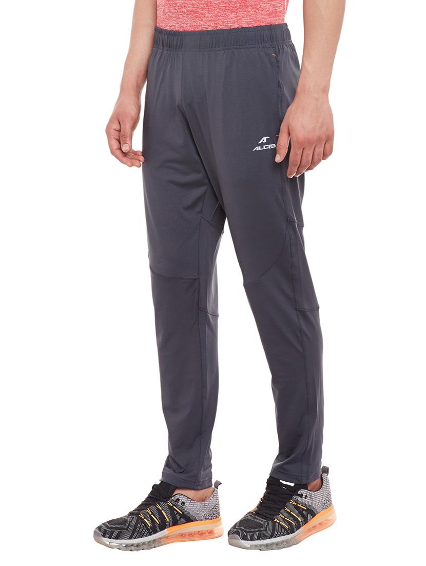 grey polyester full length track pant - 13684786 - Standard Image - 1