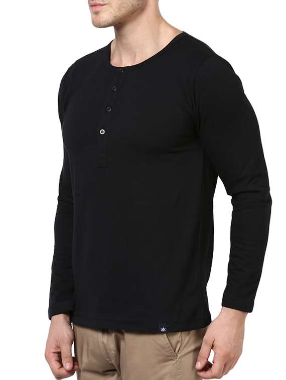 black cotton t-shirt - 13691535 -  Standard Image - 1