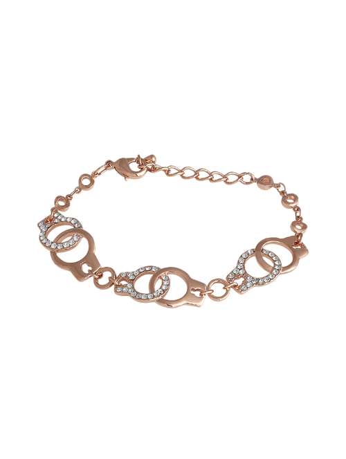 gold metal bracelet - 13692527 -  Standard Image - 0
