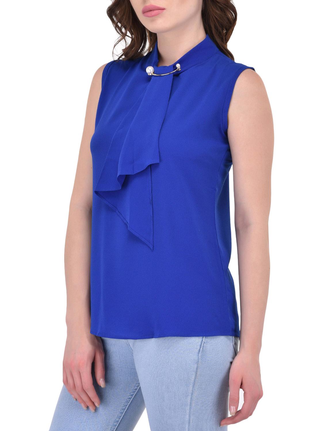 blue viscose regular top - 13696295 -  Standard Image - 1