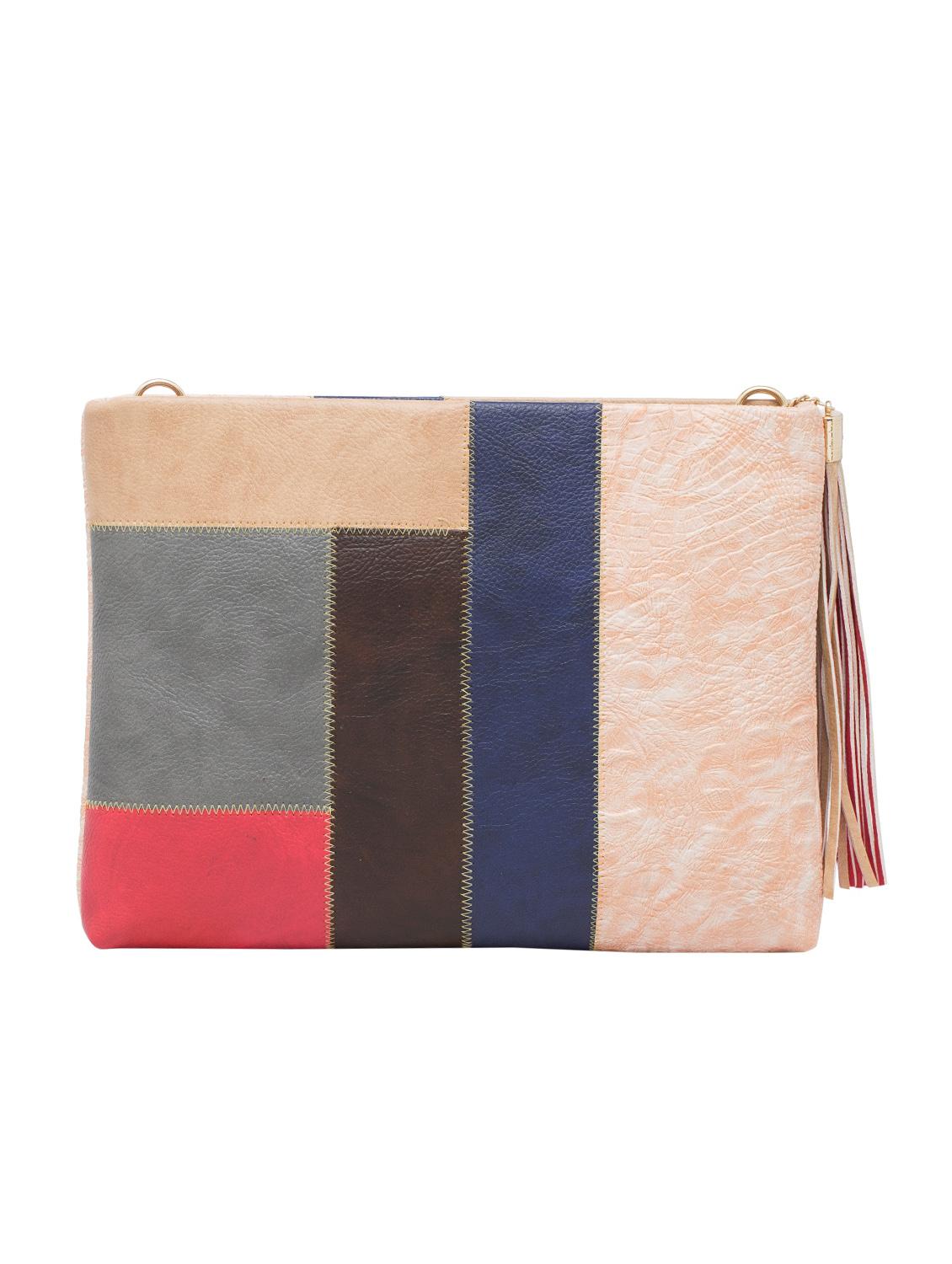 multi coloured leatherette regular sling bag - 13699075 - Standard Image - 1