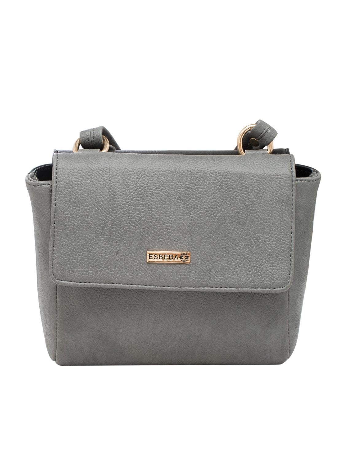 grey leatherette regular sling bag - 13699081 -  Standard Image - 1