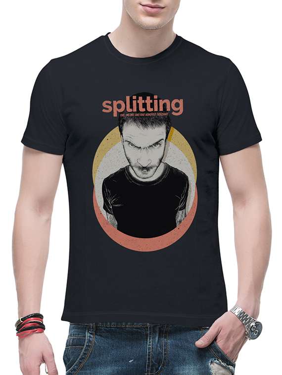 black cotton t-shirt