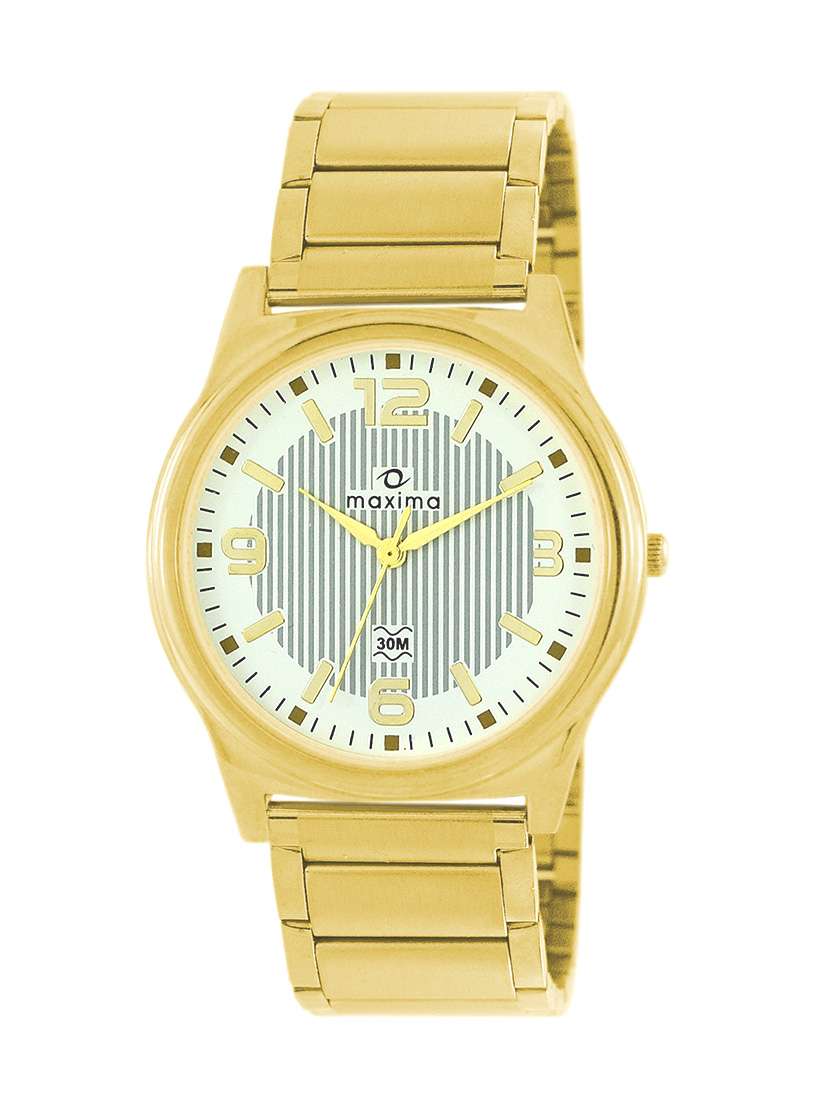 maxima multi dial watch for  men -  34755cmgy