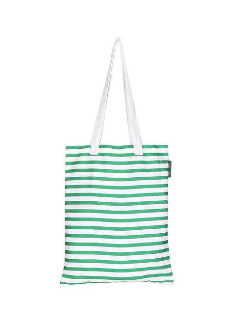 white polyester printed tote - 13710049 - Standard Image - 0