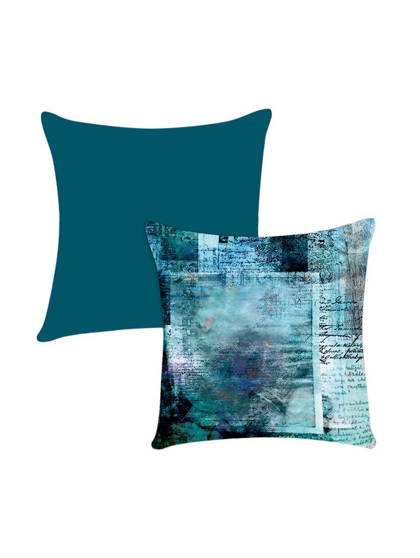 digitally printed satin set of 2 cushion cover