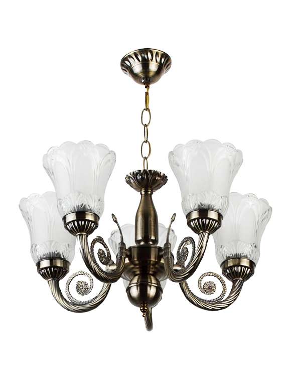 learc designer lighting antique brass finish chandelier