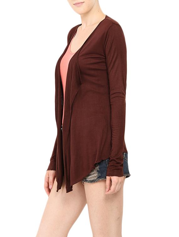 brown viscose shrug - 13733780 -  Standard Image - 1
