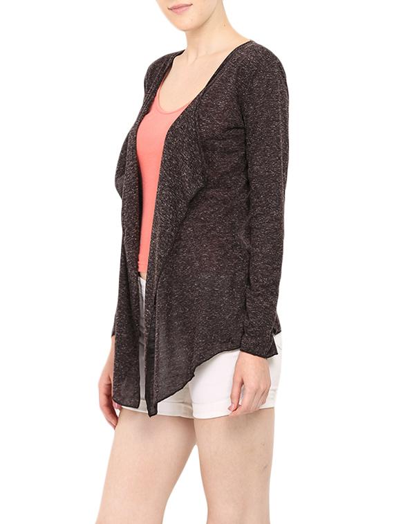 black viscose casual shrug - 13733781 - Standard Image - 1