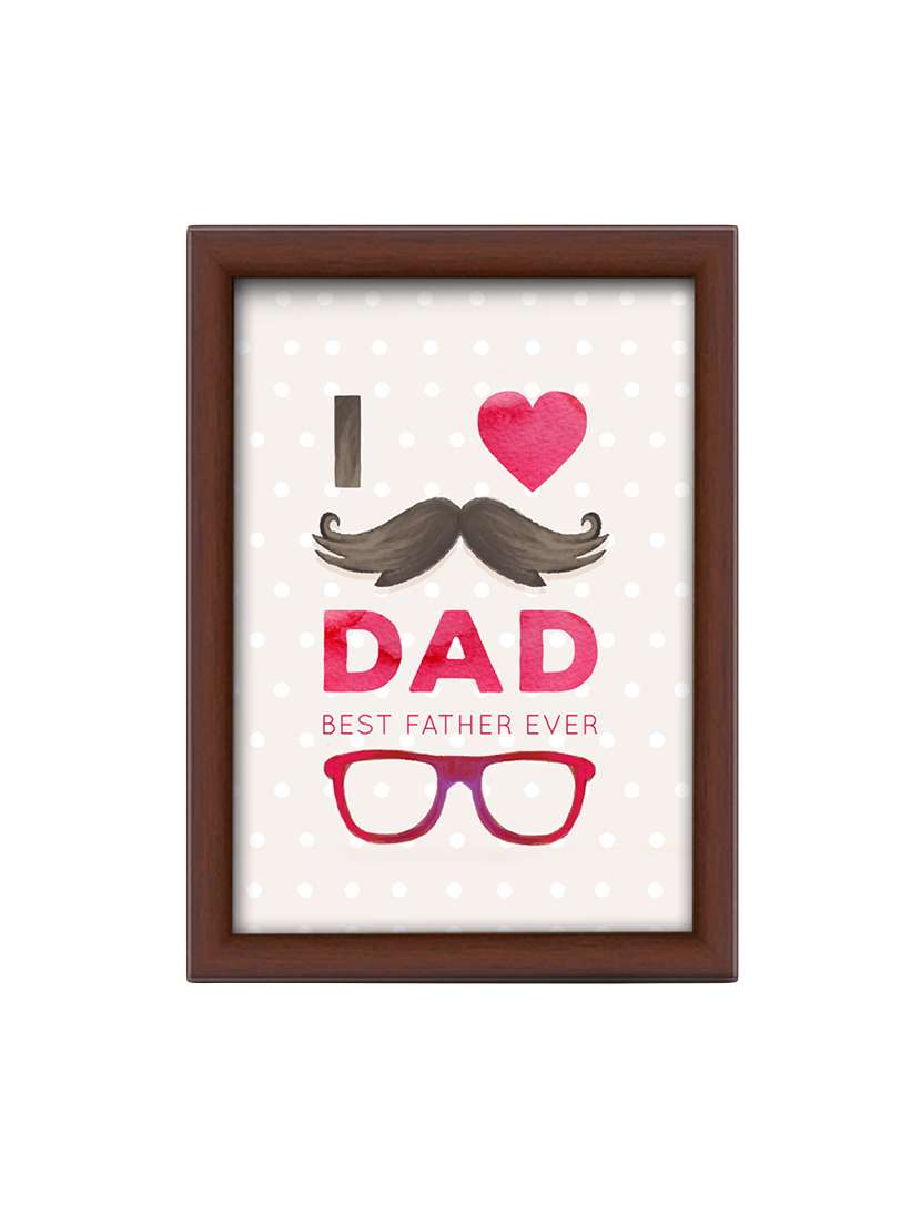 wooden photo frame for father's day