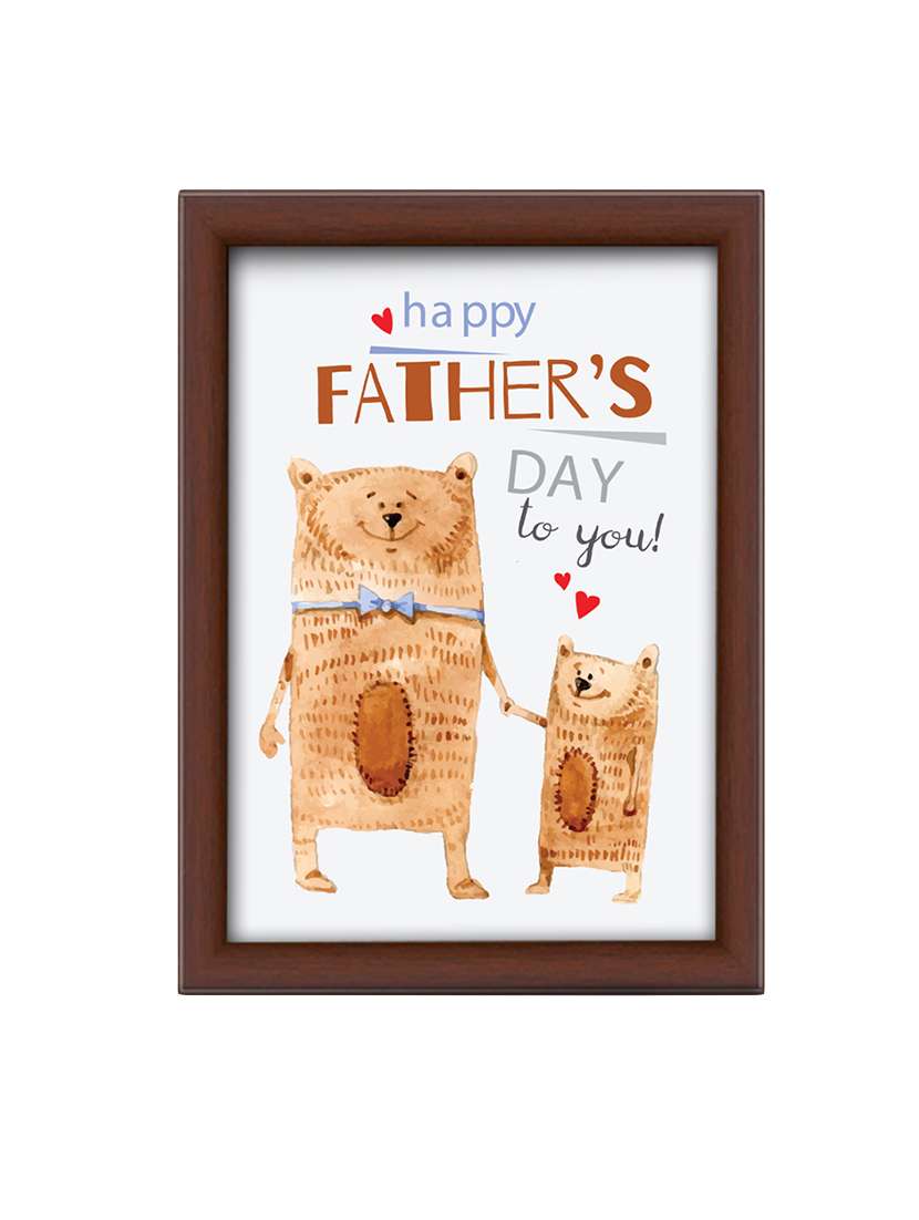 wooden photo frame for father's day