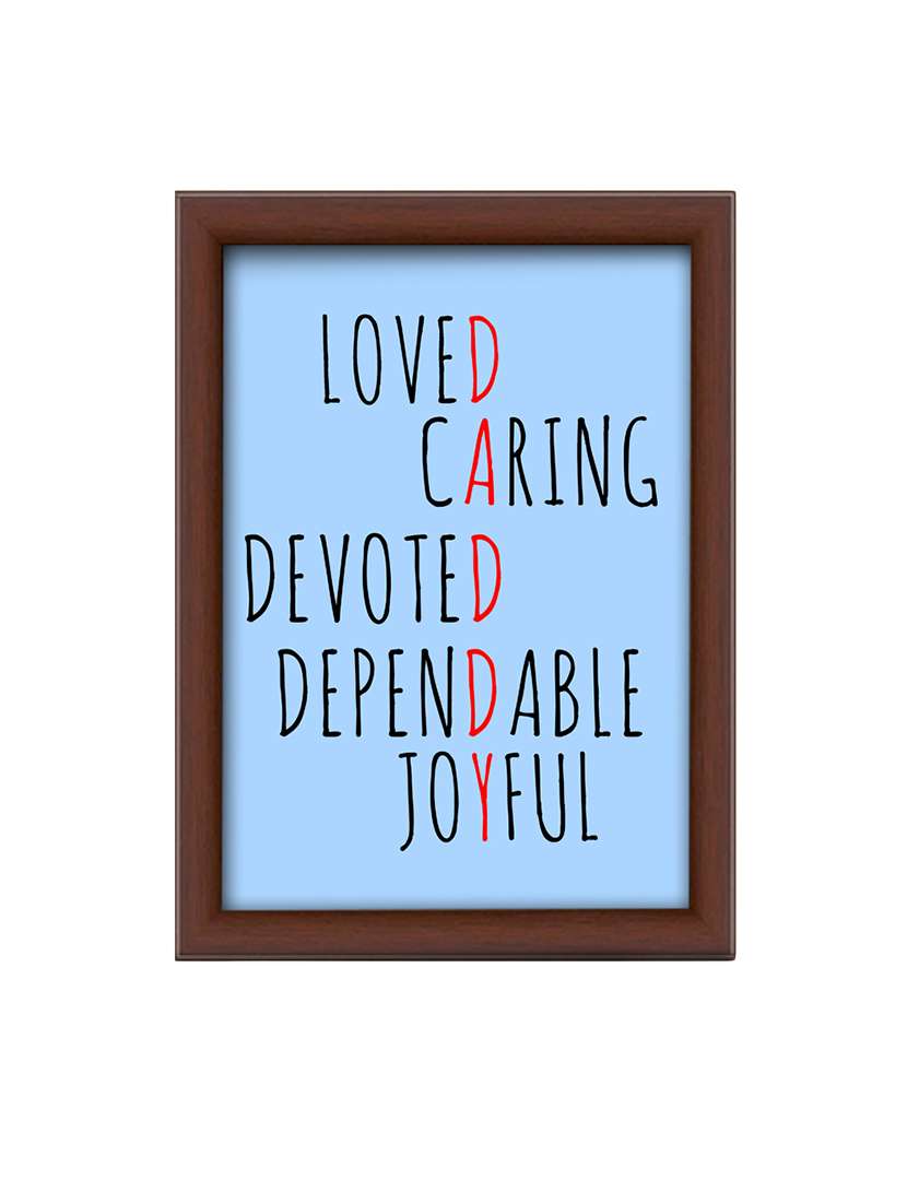 wooden photo frame for father's day