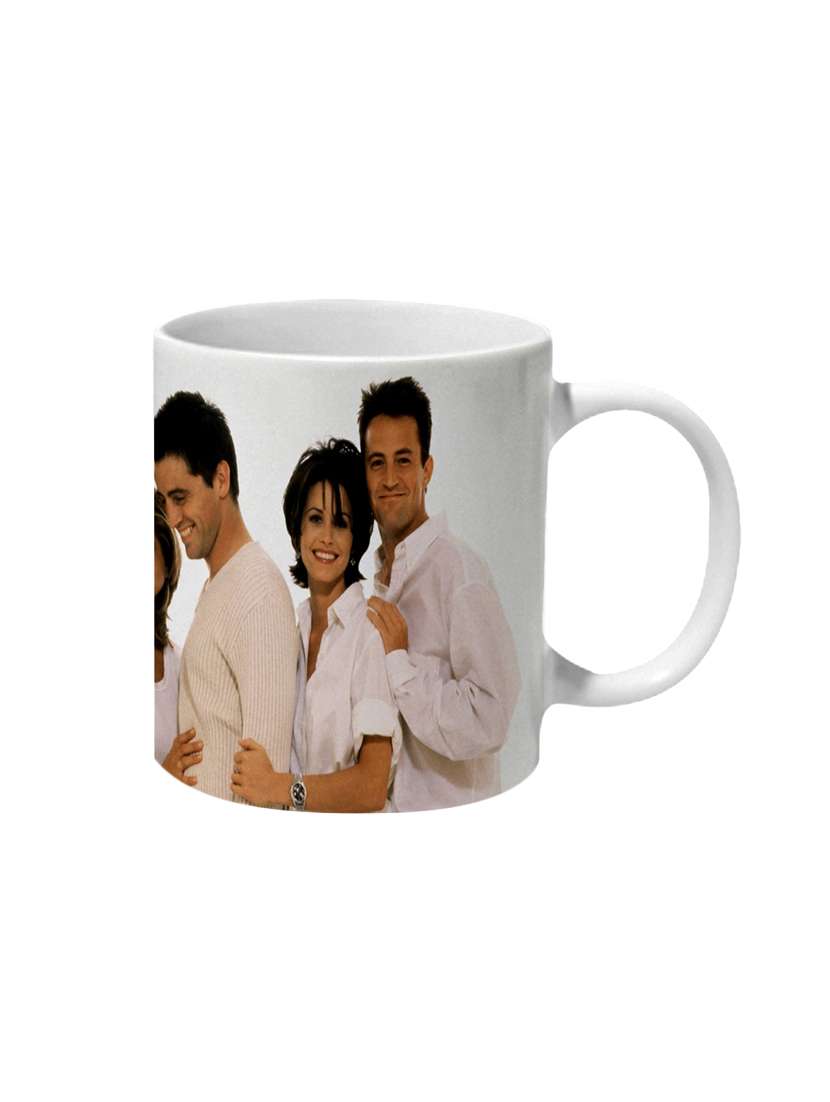 mooch wale friends all white ceramic mug