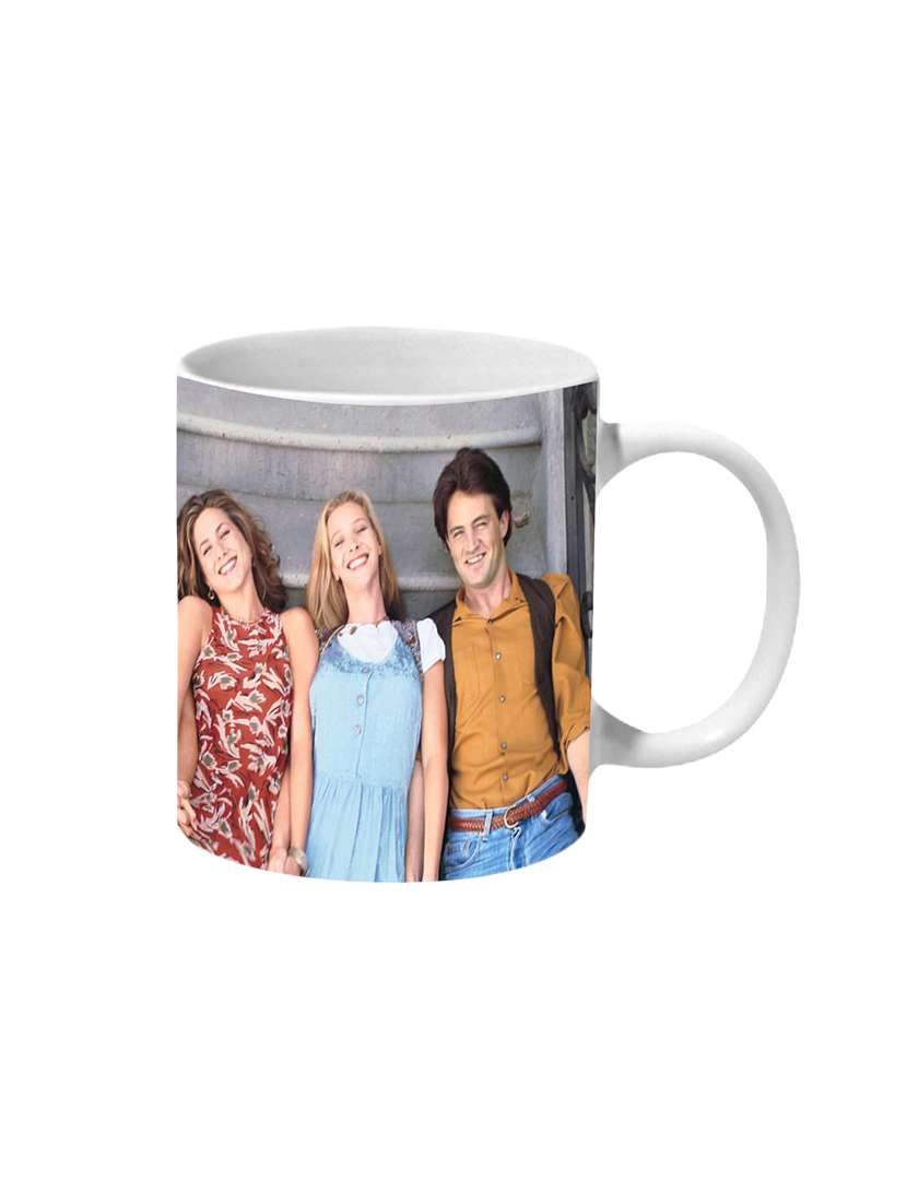 mooch wale friends by the stairs ceramic mug