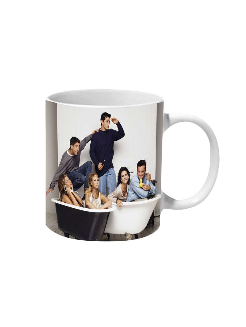 mooch wale friends in the bathtub ceramic mug