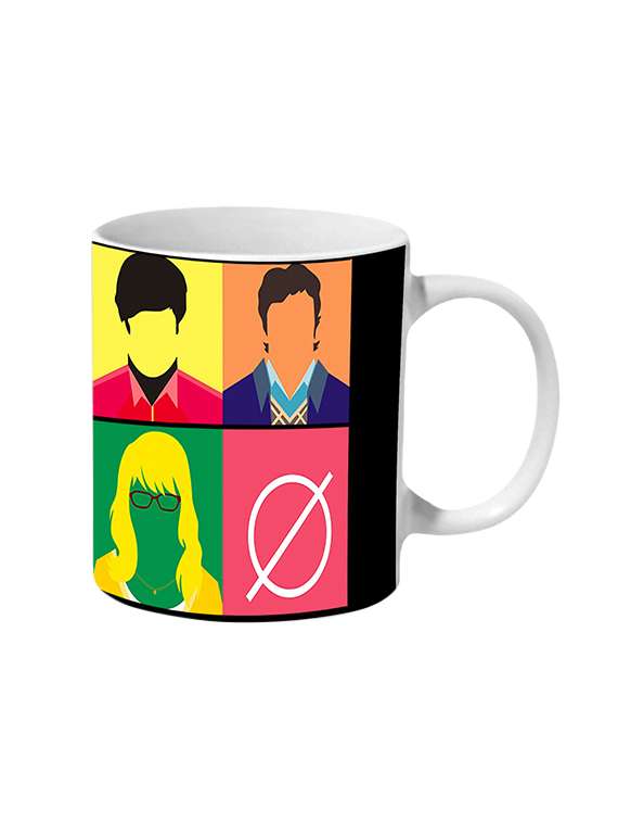mooch wale big bang theory character fun art ceramic mug