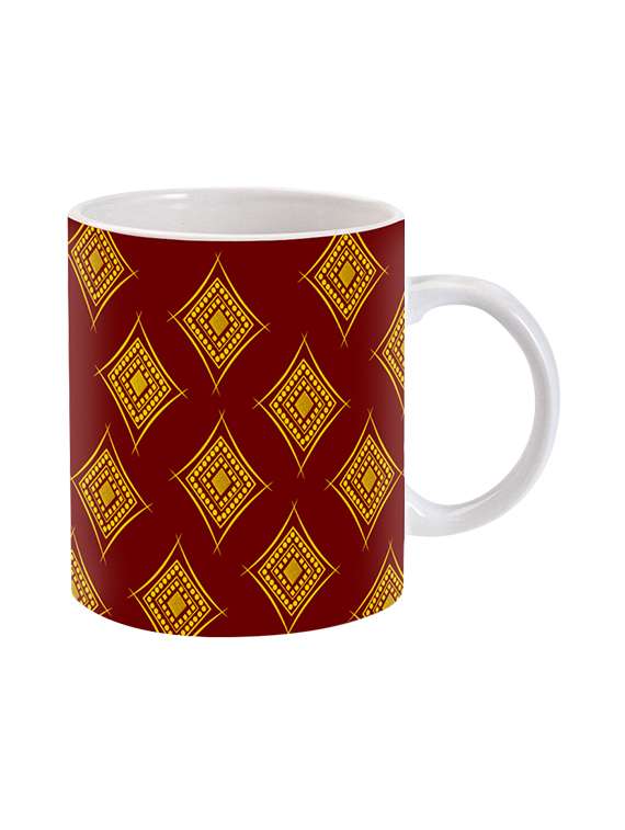mooch wale indian pattern art ceramic mug