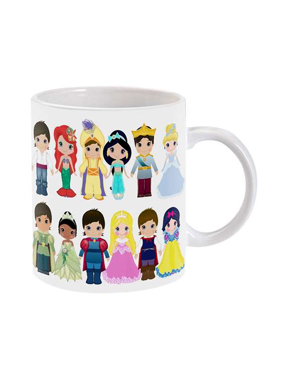 mooch wale prince and princess cute ceramic mug