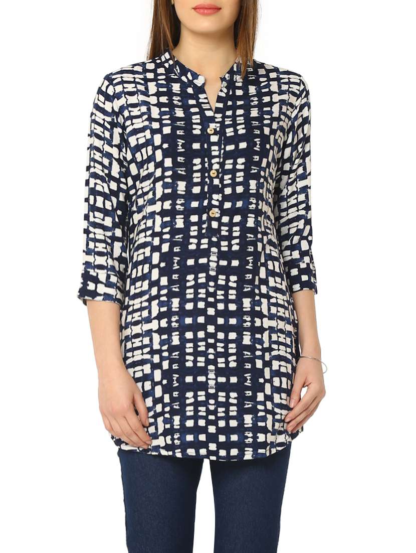 multi colored rayon regular tunic