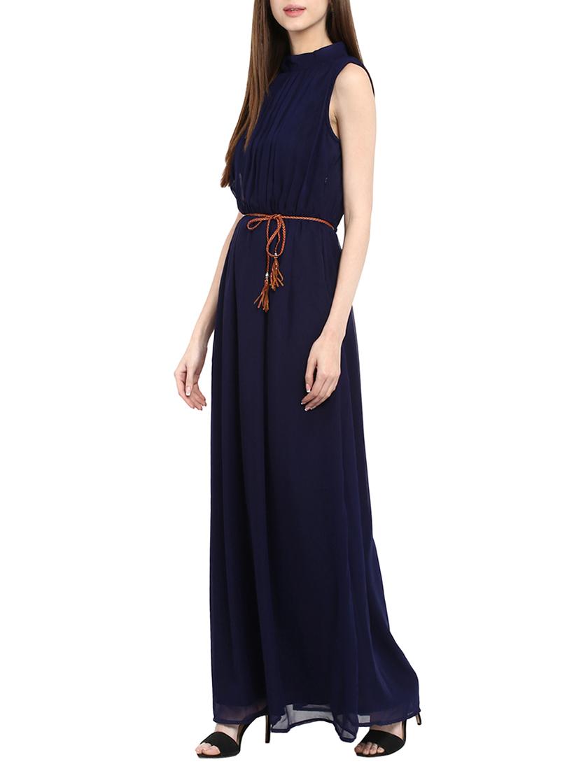 tassel tie-up maxi dress - 13741075 - Standard Image - 1
