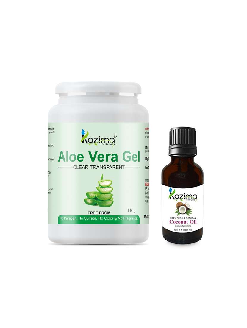 kazima aloe vera gel and kazima coconut oil