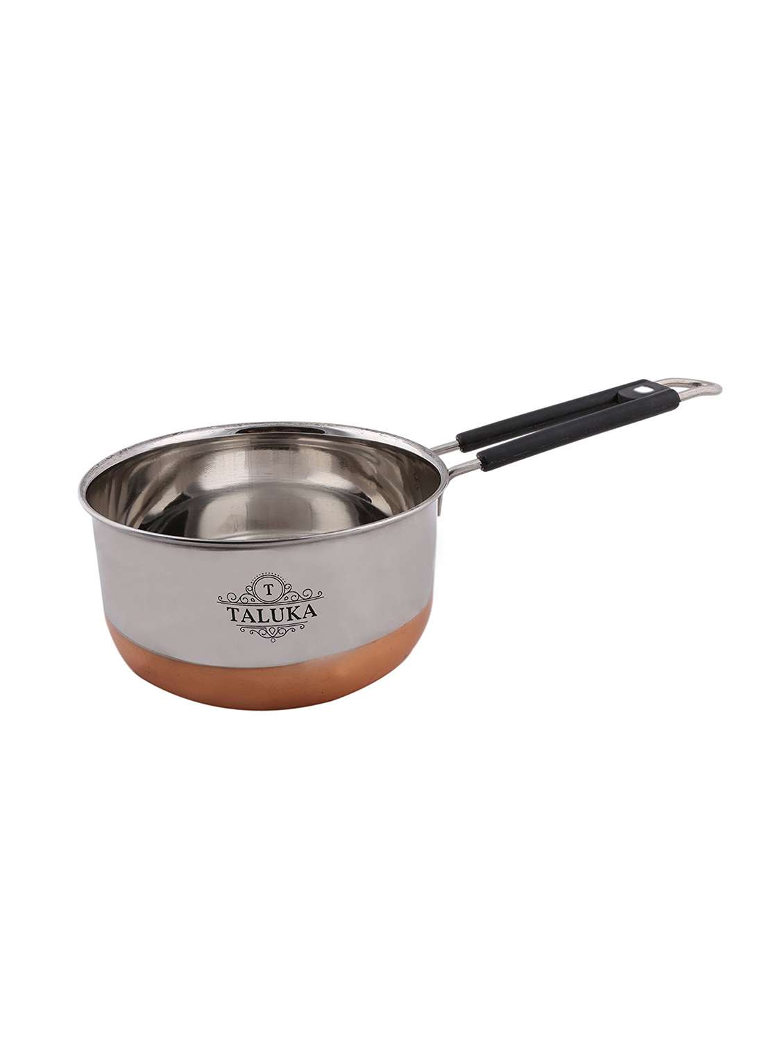 stainless steel & copper 1 ltrs saucepan