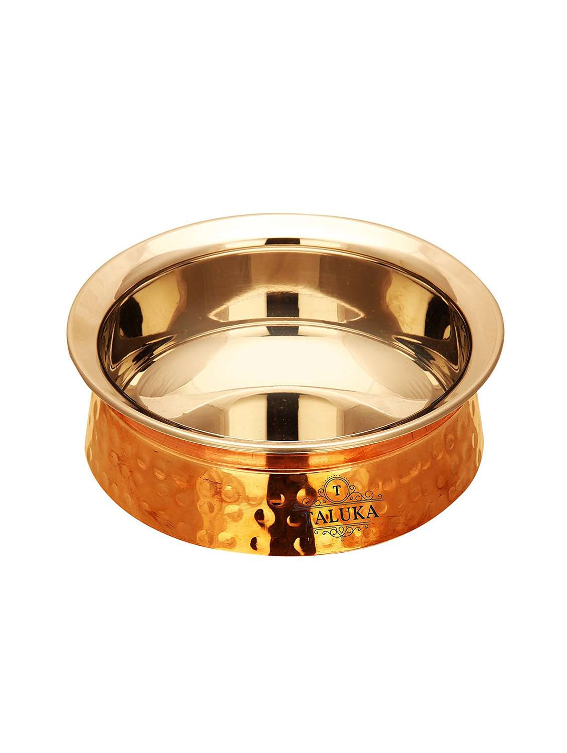 copper handi / pot steel inside capacity :- 200 ml