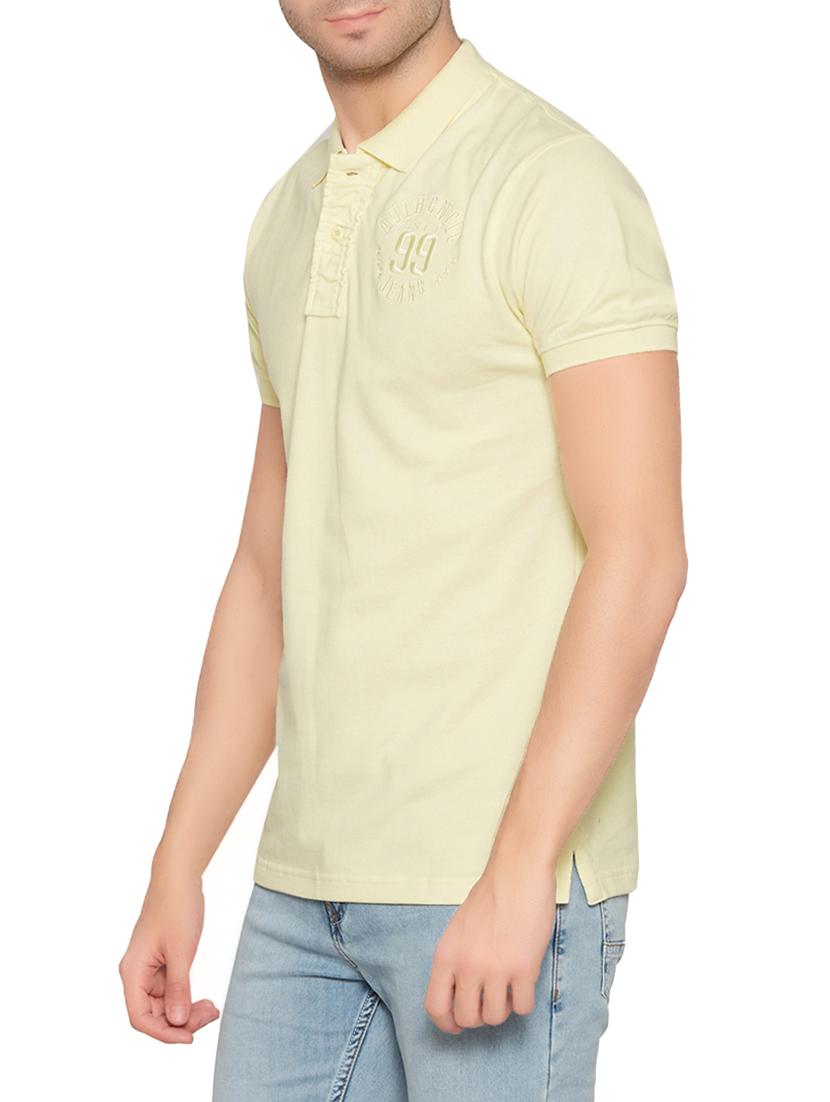 solid cream cotton t-shirt - 13747795 - Standard Image - 1