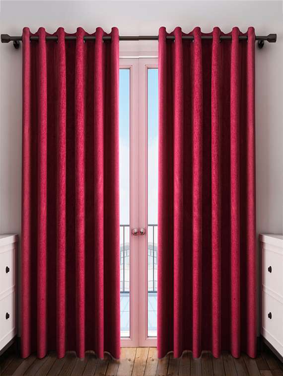 cortina elegant door curtain set of 2