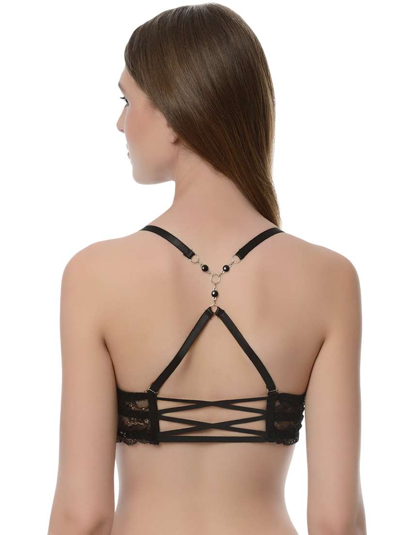 styled back plunge bra - 13752937 -  Standard Image - 1