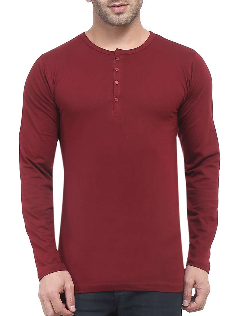 maroon cotton tshirt