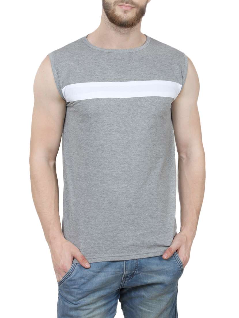 grey cotton t-shirt