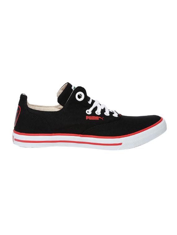 black canvas lace up sneaker - 13773854 - Standard Image - 1