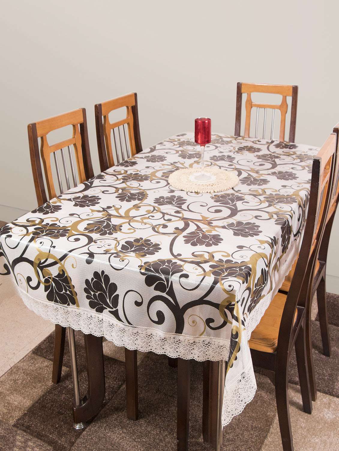 stitchnest anti slip 4 seater pvc table cover