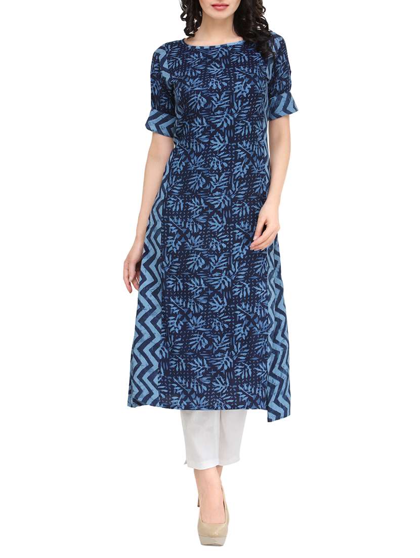 chevron a-line kurta