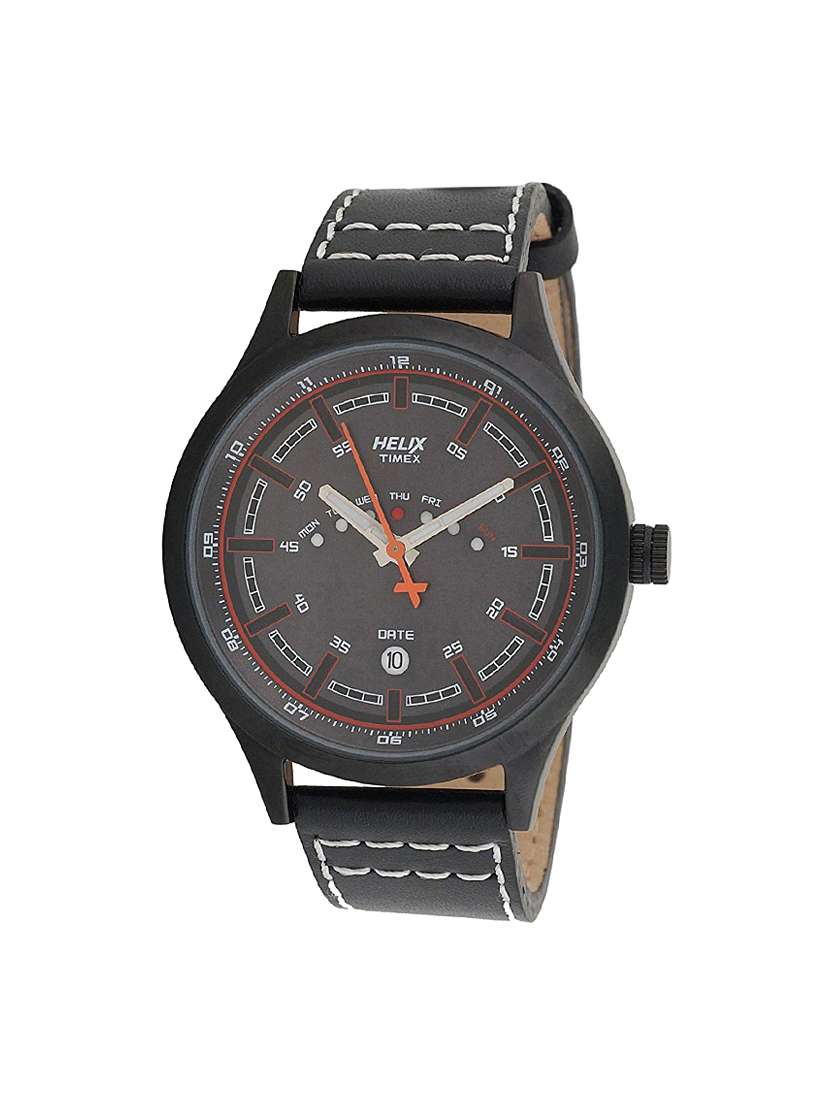 timex black dial analog watch for men - tw003hg14