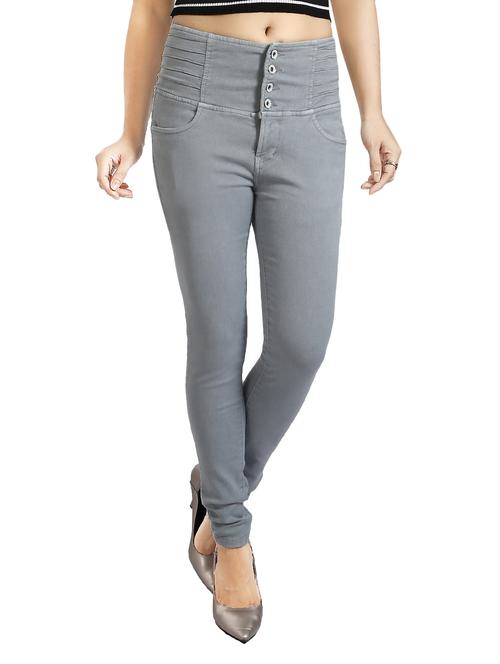 women's plain slim fit jeans - 13802618 - Standard Image - 0