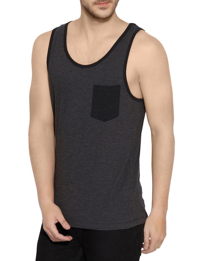 grey cotton vest - 13809510 -  Standard Image - 1