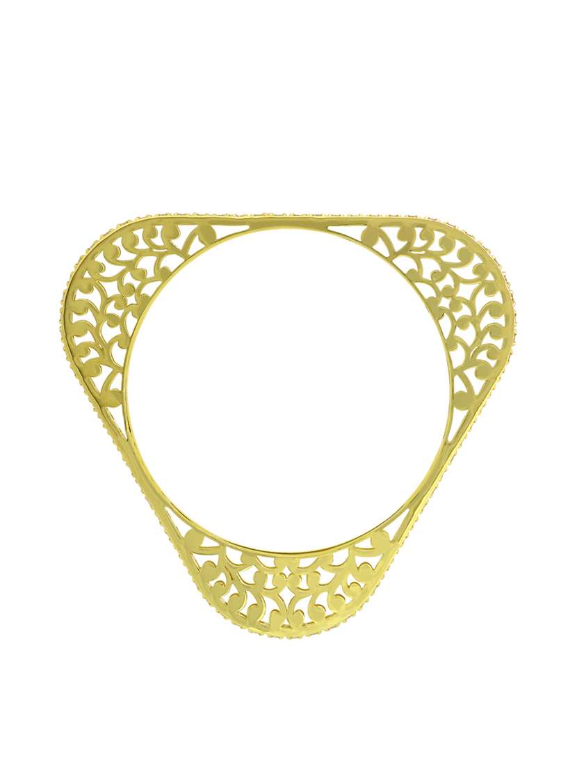 yellow silver bangle