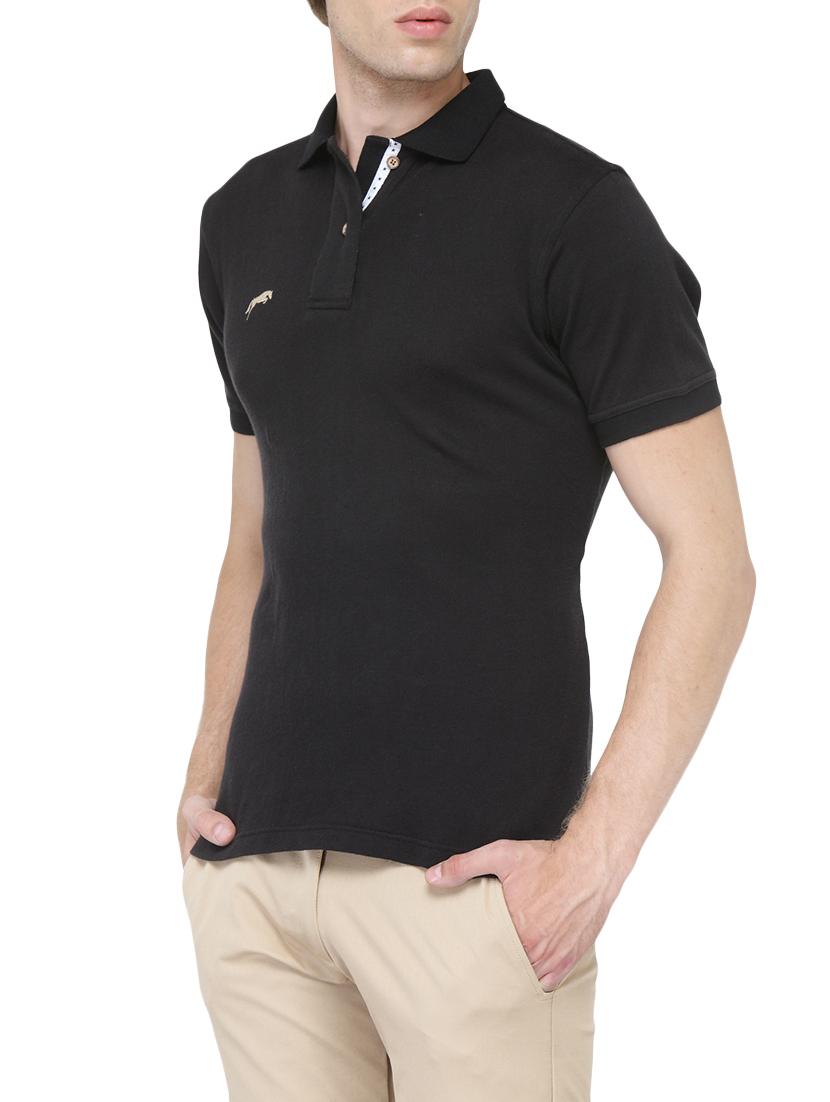 black cotton t-shirt - 13821363 - Standard Image - 1