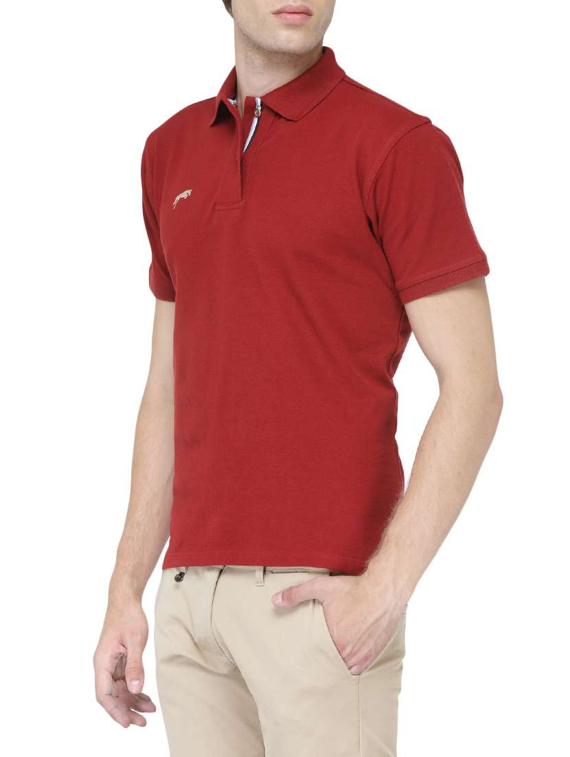 red cotton t-shirt - 13821367 -  Standard Image - 1