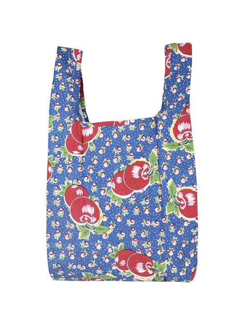 blue canvas printed shopping bag - 13827842 - Standard Image - 0