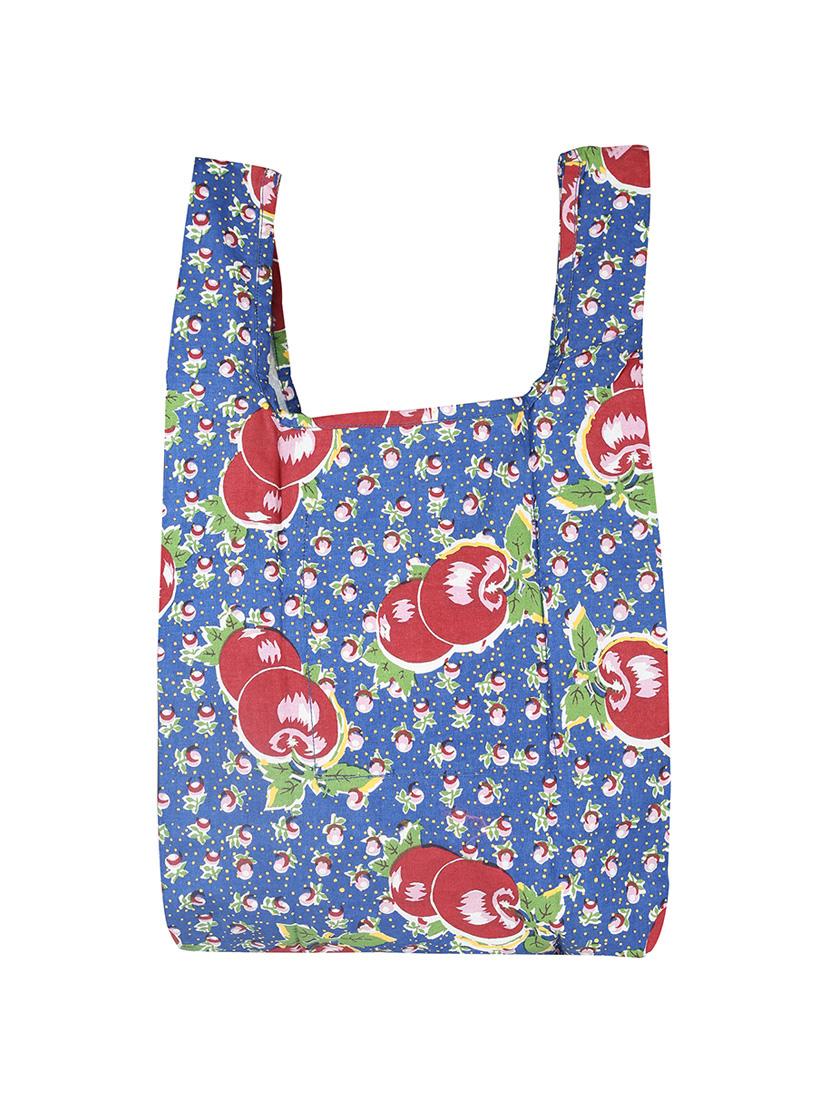 blue canvas printed shopping bag - 13827842 - Zoom Image - 0