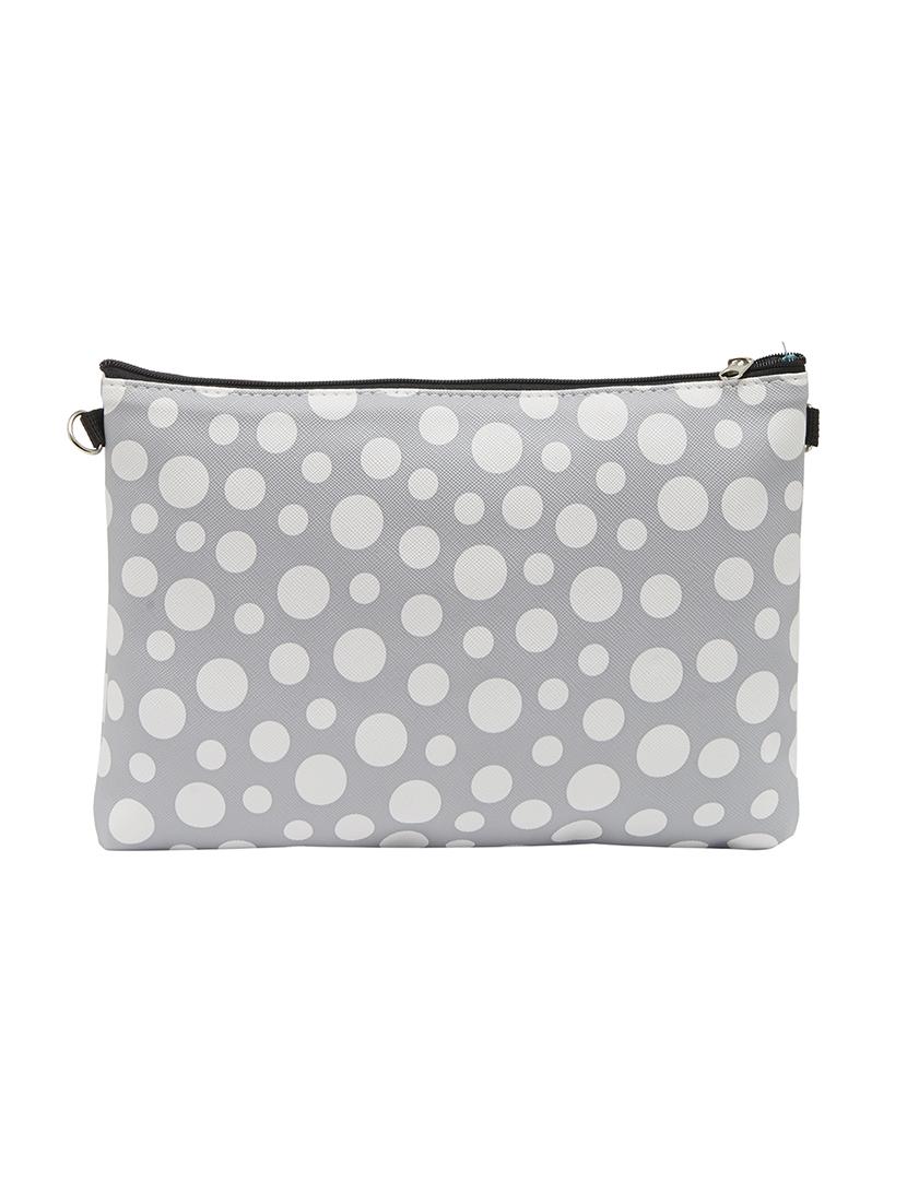 grey leatherette regular sling bag - 13829749 - Standard Image - 1