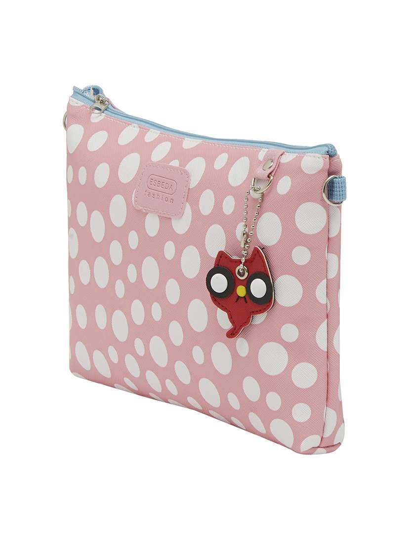 pink leatherette regular sling bag - 13829751 - Standard Image - 4