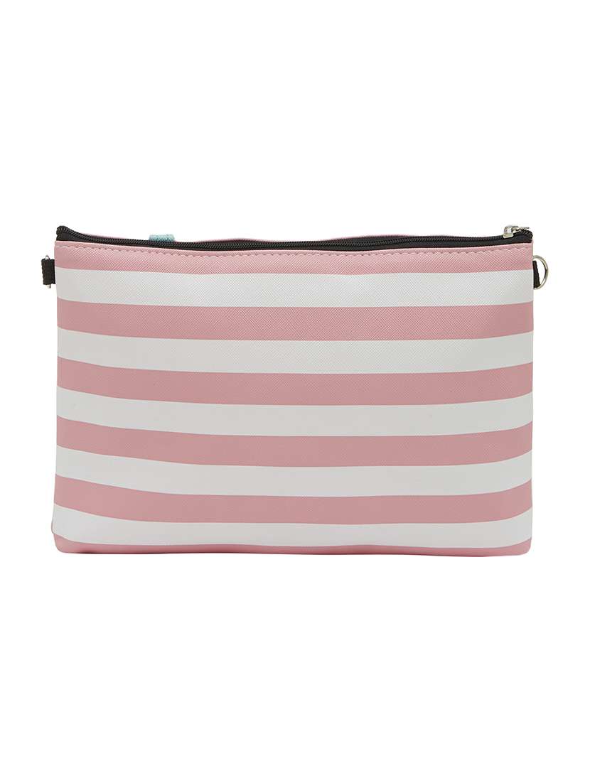 pink leatherette regular sling bag - 13829758 - Standard Image - 1
